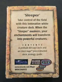 Magic the Gathering MTG Urza's Saga Preconstructed Deck "Sleeper" New 60 Card - Image 3