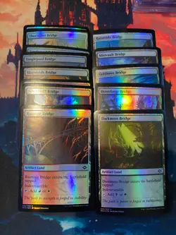 MTG Modern Horizons 2 Complete Play Set of All 10 Artifact Lands Foil - Image 1