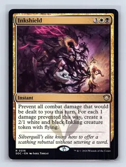 Inkshield 316 Rare Commander: Secrets of Strixhaven Magic: The Gathering NM - Image 1