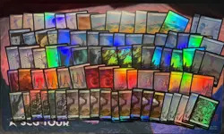 Magic: the Gathering Full Art Foil Basic Land - Mixed Lot of 80 total cards - Image 1