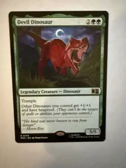 Devil Dinosaur - #719 - CMR: Marvel Super Heroes - NM MTG - Image 1