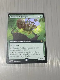 Thornvault Forager (Extended Art) Bloomburrow Regular - Image 1