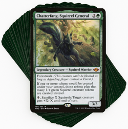 ***Custom Commander Deck*** Chatterfang, Squirrel General - Squirrels - Updated - Image 1