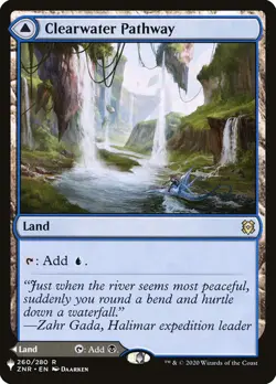 1x NM Clearwater Pathway MTG Cute to Brute The List SV - Image 1