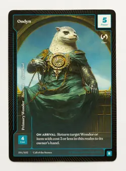 Wonders of the First Call of the Stones Ondyn Rare Base #194 - Image 1