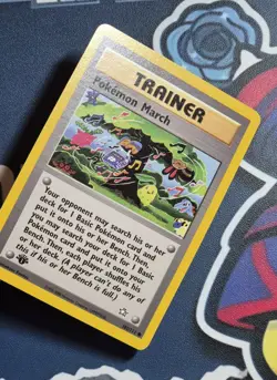Pokemon March 102/111 1st Edition Trainer Neo Genesis Pokemon Card WotC 2000 NM+ - Image 2