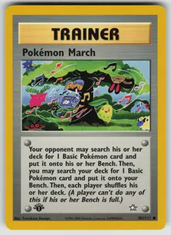Pokemon March 102/111 Common Neo Genesis Pokemon 1st Edition Near Mint - Image 1