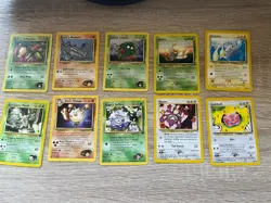Lot Of 10 Gym Heroes/Challenge/Neo Pokemon Cards Vintage WOTC Non-Holo - Image 1