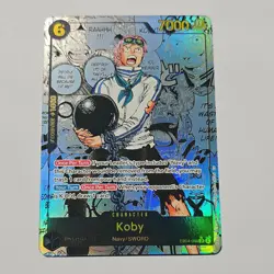 Bandai One Piece TCG Koby EB04-044 SR Manga OP15 Adventure on Kami's Island Card - Image 2