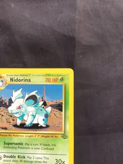 Pokemon Cards: Jungle 1st Edition Uncommon: Nidorina 40/64 - Image 3