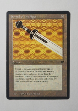 Sword of the Ages Legends Rare Magic the Gathering Artifact Card - Image 1