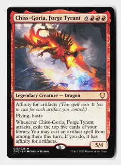 Chiss-Goria, Forge Tyrant 25 Commander: Phyrexia: All Will Be One MTG NM - Image 1