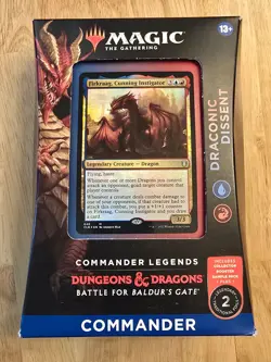 Commander Legends Battle for Baldur's Gate Draconic Dissent Commander Deck Seale - Image 1