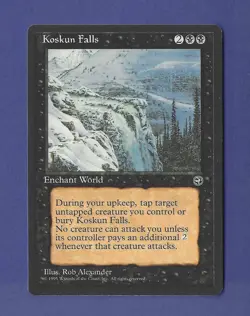1995 Magic the Gathering - Koskun Falls - Homelands MTG - Image 1