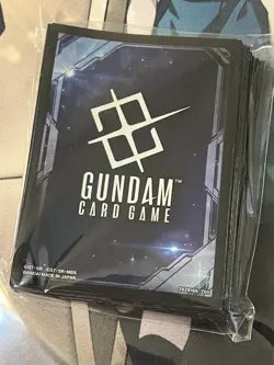 Gundam Card Game Bandai Fest Exclusive Space Black Sleeves Brand New Sealed - Image 1