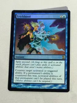 MTG FOIL Trickbind Time Spiral Magic the Gathering - Image 1