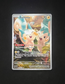 Pachirisu 208/198 Scarlet & Violet Base Set Pokemon Card NM Pack Fresh - Image 1