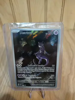 Mewtwo 052 Holo Promo Card Scarlet & Violet Near Mint Condition - Image 1