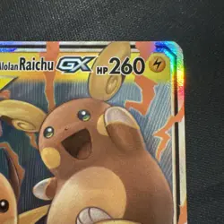 Pokemon TCG Raichu & Alolan Raichu GX Unified Minds Card 54/236 NM/M - Image 3
