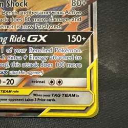 Pokemon TCG Raichu & Alolan Raichu GX Unified Minds Card 54/236 NM/M - Image 5