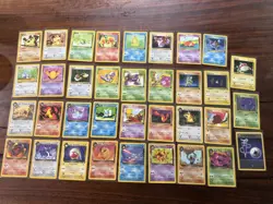 Lot of (35) Pokemon Team Rocket Set Card Lot Unlimited Uncommon Common - Image 1