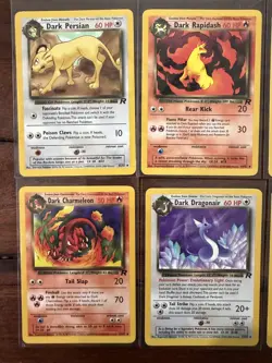 Lot of (35) Pokemon Team Rocket Set Card Lot Unlimited Uncommon Common - Image 2