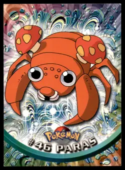 Paras #46 Topps Trading Cards Series 1 Pokemon MP - Image 1