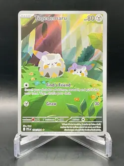 Togedemaru 104/094 Phantasmal Flames Illustration Rare Holo Pokemon Card NM/M - Image 1