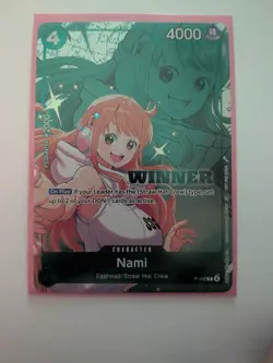 Nami (Winner Pack 2026 Vol. 2) P-102 One Piece Promotion Cards Foil - Image 1