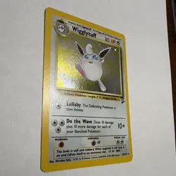 Pokemon Wigglytuff Base Set 2 Holo Rare Card 19/130 English WOTC Vintage Clean - Image 4