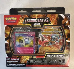 Pokemon TCG League Battle Deck Mega Lucario ex 60-Card Foil Deck English 2024 - Image 1