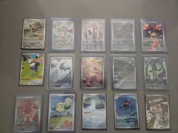 Pokemon TCG 15 Card Illustration Rare Holo Lot Mint-NM IR - Image 1