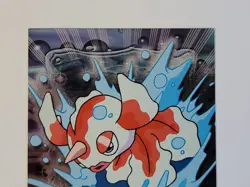 Pokemon Topps #118 Goldeen Foil - Blue Logo Series 3 - Pokemon Silver Holo Card - Image 3