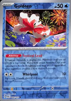 Goldeen Common SV06: Twilight Masquerade 044/167 NM Reverse Holo - Image 1