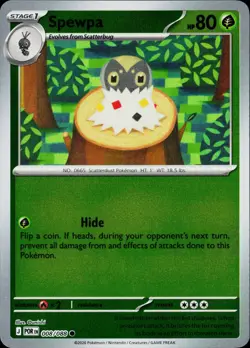 Spewpa - Common ME03: Perfect Order 008/088 NM Reverse Holo - Image 1