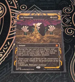M.T.G. Secrets of Strixhaven Ad Nauseam Regular Near Mint - Image 1