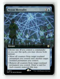 Nexus Mentality Extended Art 71 MTG SOC R NM - Image 1