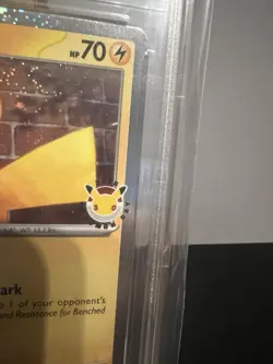 Pikachu 051/162 30th Anniversary Stamped 2026 Pokemon Day Promo OG 10 GEM MINT - Image 3