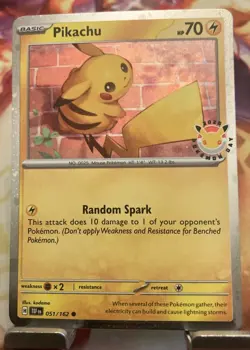 Pikachu Pokemon Day 2026 051/162 - 30th Anniversary Promo - Pokemon TCG - Image 1