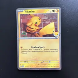 Pikachu 051/162 Stamped Pokemon Day 2026 Pokemon TCG Promo - Image 1