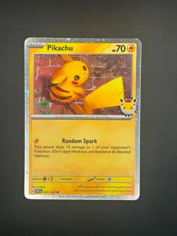 051/162 Pikachu Cosmos Holo (Pokemon Day 2026 Promo) - Pokemon TCG: Near Mint/M - Image 1