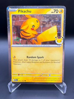 Pikachu Pokemon Day 2026 051/162 30th Anniversary Promo Pokemon NM - Image 1