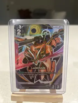 Gundam Trading Card Game LaGOWE Alternate Alt Art GD01-050 R+ AA Foil Rare - Image 1