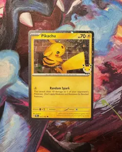 Pikachu 051/162 Pokemon Day 2026 - Anniversary Stamped - Image 1