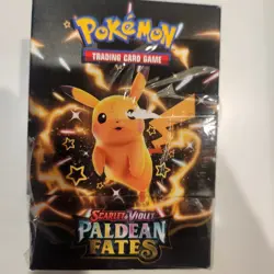 Pokemon TCG Scarlet & Violet Paldean Fates Booster Open Box: Lot of 125+ cards - Image 1