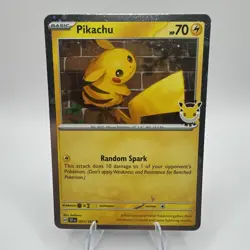 Pikachu (Pokemon Day 2026) 051/162 Holo Pokemon NM - Image 1
