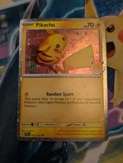 Pokemon Day 2026 Pikachu 051/162 Temporal Forces Cosmo Holo - Image 1