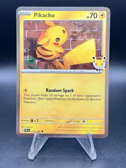 Pokemon TCG Pikachu 051/162 Holo 2026 Pokemon Day Promo - Image 1