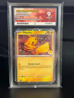 Pikachu 051/162 2026 Pokemon Day Promo Mint 9 Ace Grading Card - Image 5