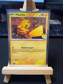 Pokemon TCG Pikachu 051/162 – Pokemon Day 2026 – Cosmos Promo – NM - Image 1